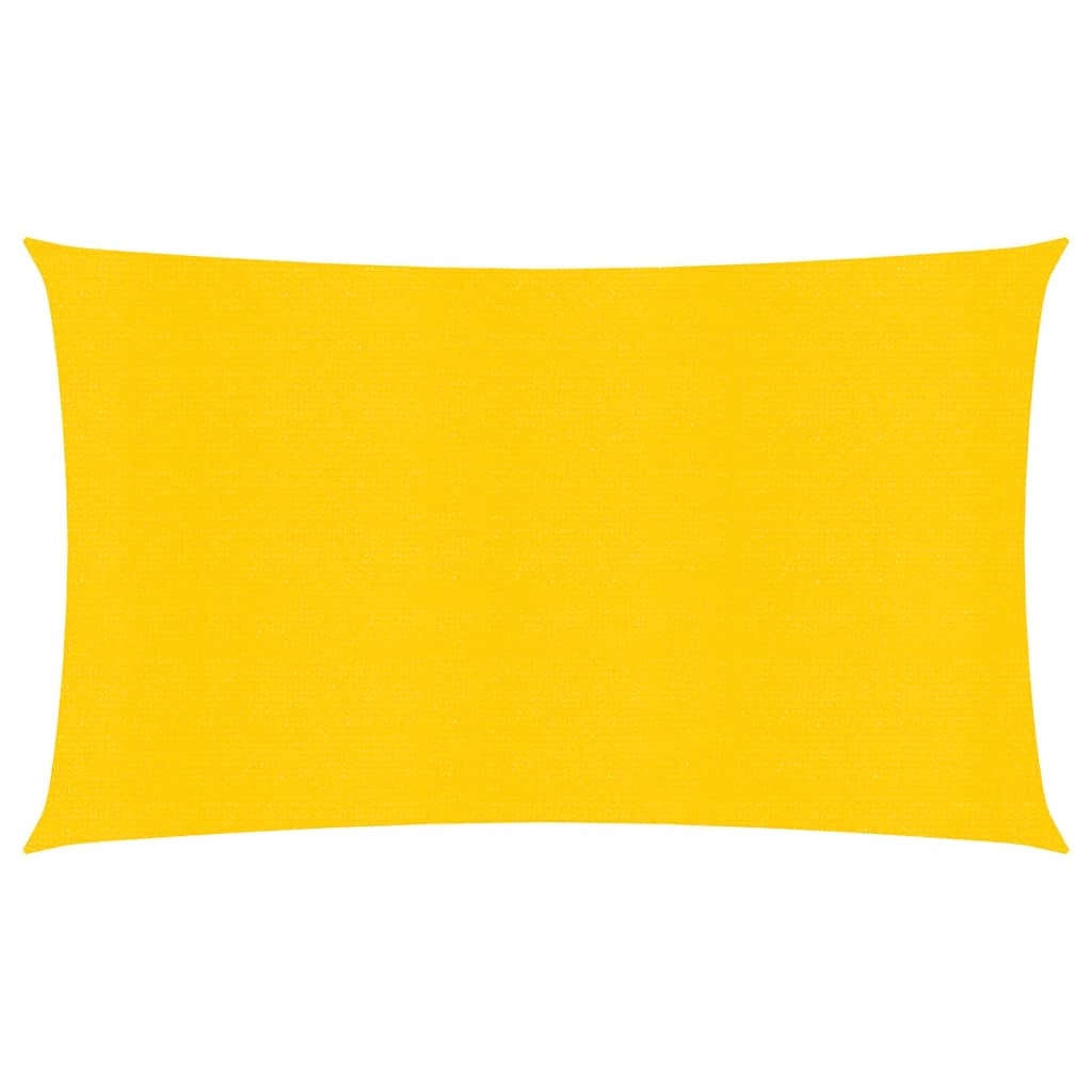 Vela ombreggiante 160 g/m² 2 x 5 m HDPE giallo 02_0009119