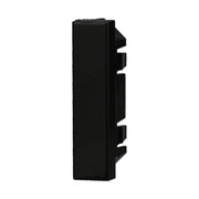 4 Pezzi Copritasti Copriforo Falso Polo 1/2P Mezzo Modulo Posto Nero Compatibile Con Bticino Axolute