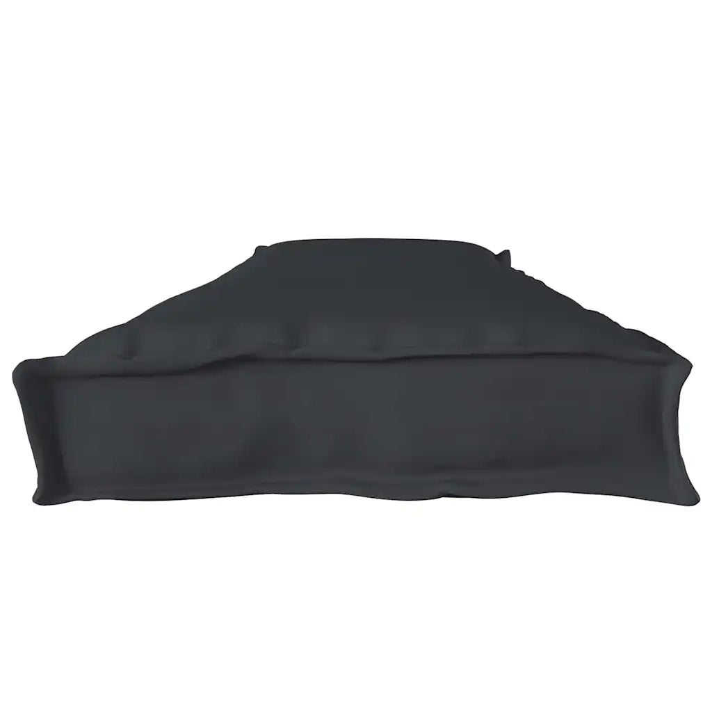 Cuscino per pallet Nero 180 x 40 x 8 cm Tessuto Oxford 42001672