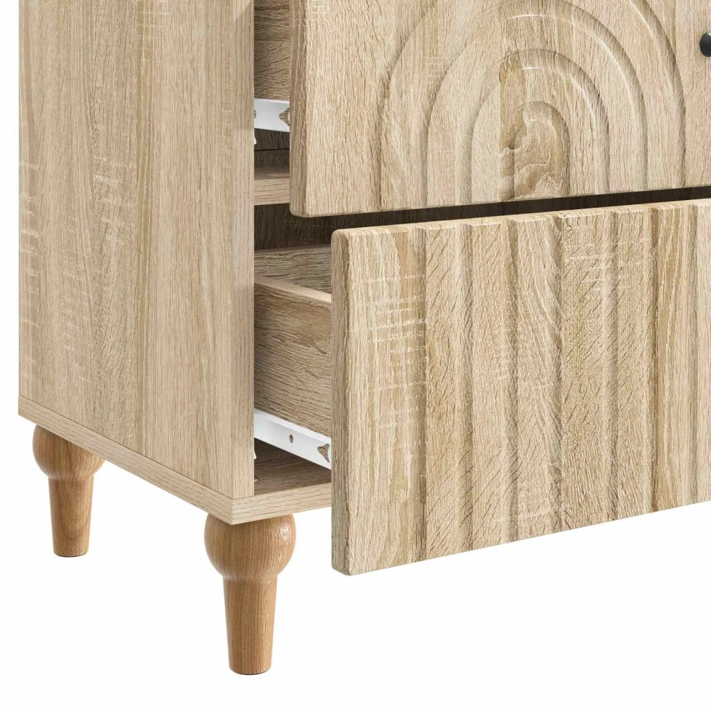 Armadio da Notte con cassetto Rovere Sonoma 62 x 34,5 x 48 cm 894087