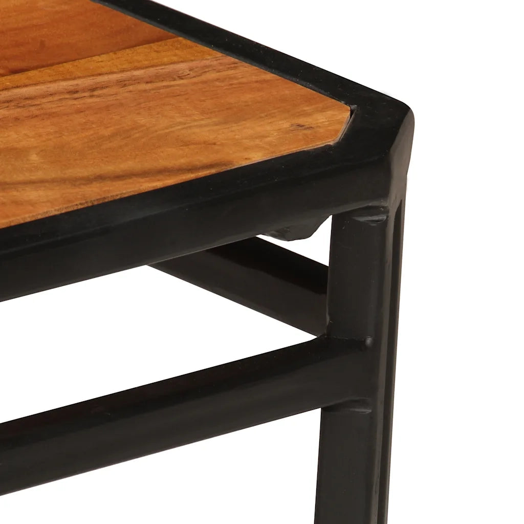 Sedie da Pranzo 4 pz in Legno Massello di Acacia 275845