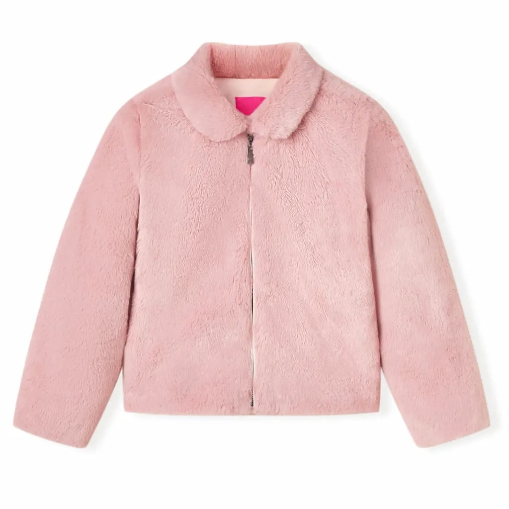 Cappotto per Bambini in Pelliccia Sintetica Rosa 104cod mxl 132079