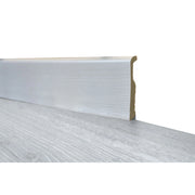 BATTISCOPA POLISTIRENE LISCIO INCISO grigio cemento- 10 pezzi  - COLOREA