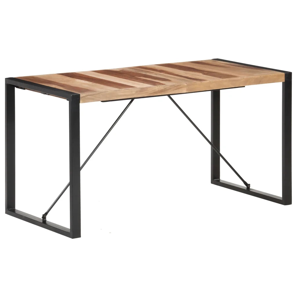 Tavolo da Pranzo 140x70x75 cm in Legno Massello
