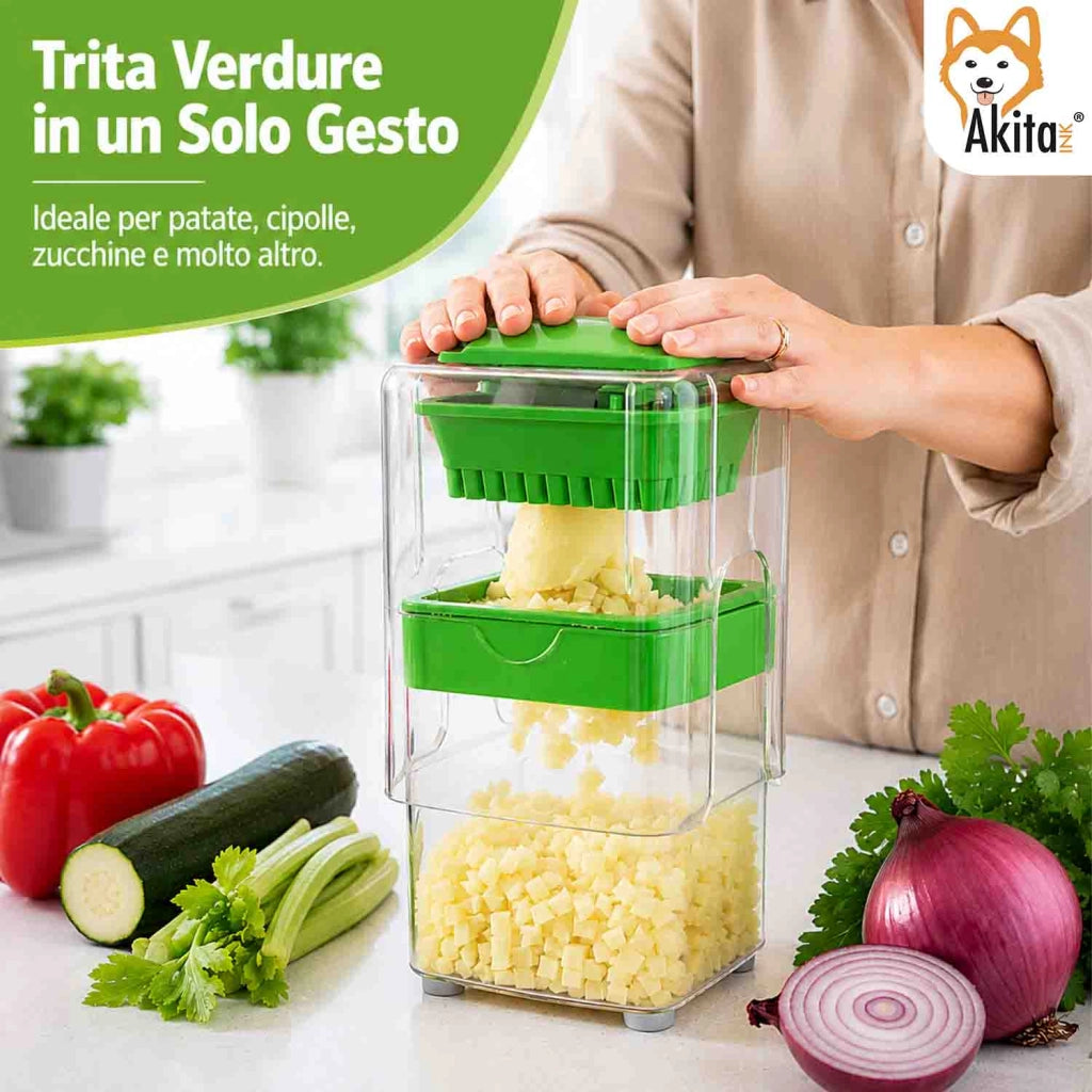 Akitaink Tagliaverdure Affettatrice Multiuso Manuale