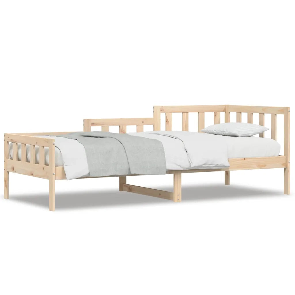 Dormeuse senza Materasso-Divano Letto-Struttura Letto 80x200 cm in Legno Massello di Pino 403486
