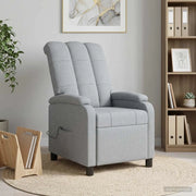 Divano Sedia-Poltrona Massaggiante Grigio Chiaro Tessuto 746305