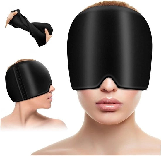 Gel per compressa per la testa per il mal di testa e la migraine - coprimufo per il mal di testa e la tensione - compressa fredda per occhi gonfi e naso congesto - trattamento
