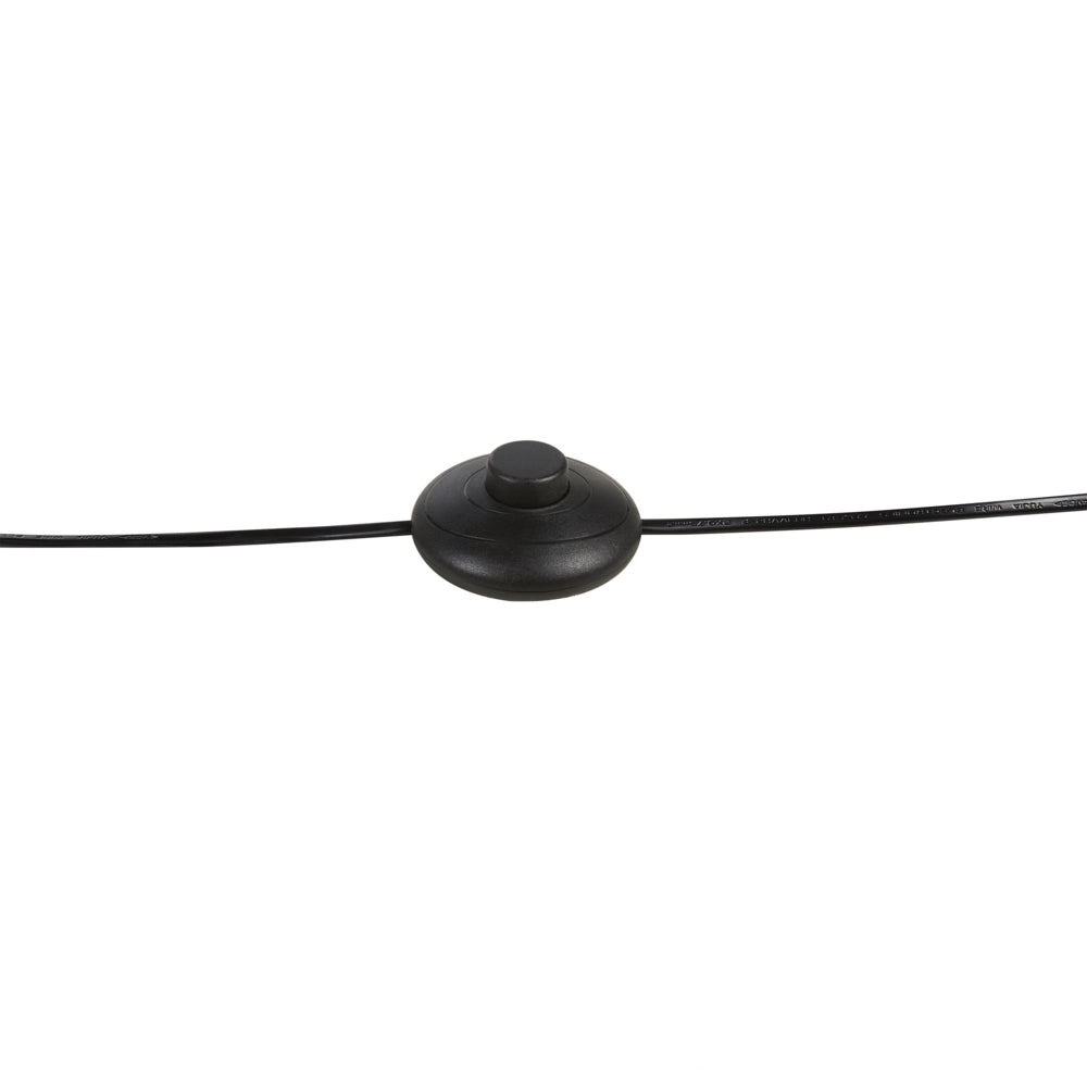Lampada da terra stile boho in rattan beige naturale e struttura in metallo nero 165 cm