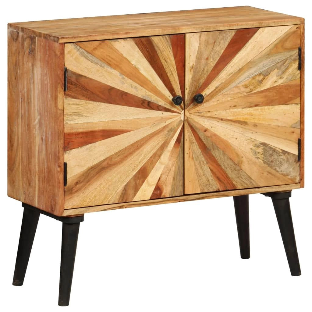 Buffet credenza mobiletto consolle mobile contenitore legno massello di mango 85 cm 4402217