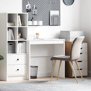 Scrivania Scrittura Bianca MDF 80 x 40 x 76 cm Semplice