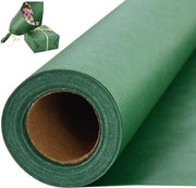 Papier di imballo 15 pollici x 98 m, Kerst verde, avvolgimento di fiori per regalo, decorazione per festa di compleanno, Natale, Matrimonio, San Valentino