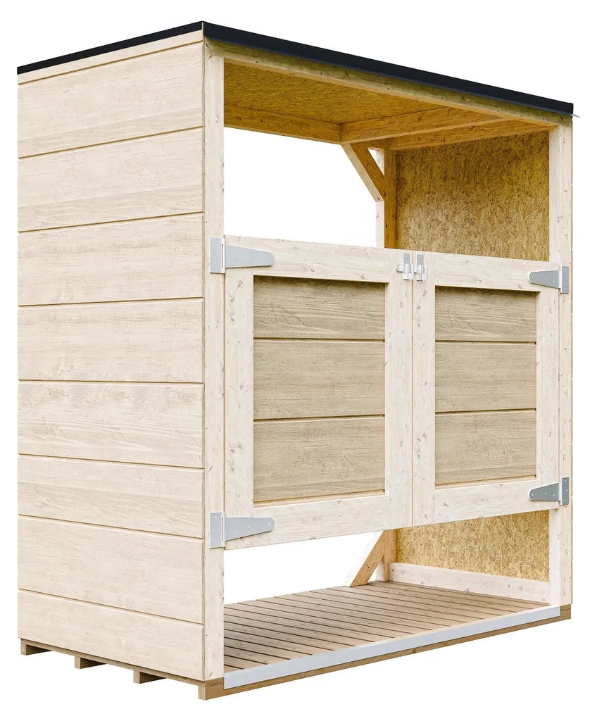 Ricovero per bidoni da giardino 2x240L TIMBELA M980A