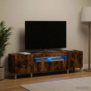 Mobile TV LED Rovere Fumo Legno ingegnerizzato 896690
