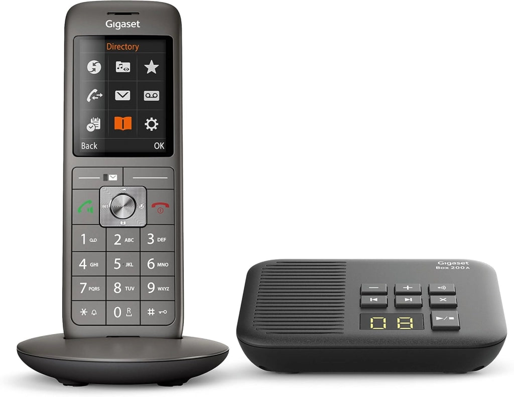 Gigaset CL660 Duo Analog/DECT telephone Identificatore di chiamata Grigio [Versione Francia]