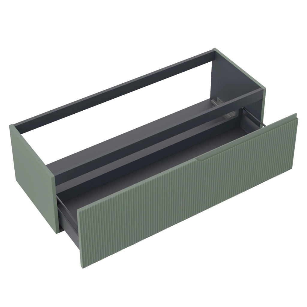 Composizione vasca DX 4 pezzi VENERE verde salvia