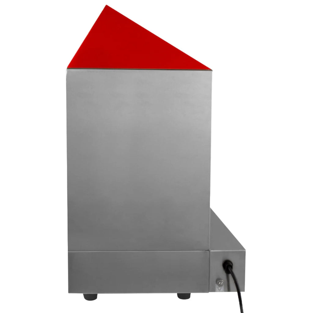 KuKoo Macchina a Vapore per Hot Dog in Acciaio Inox con Carrello per eventi, feste e attività commerciali