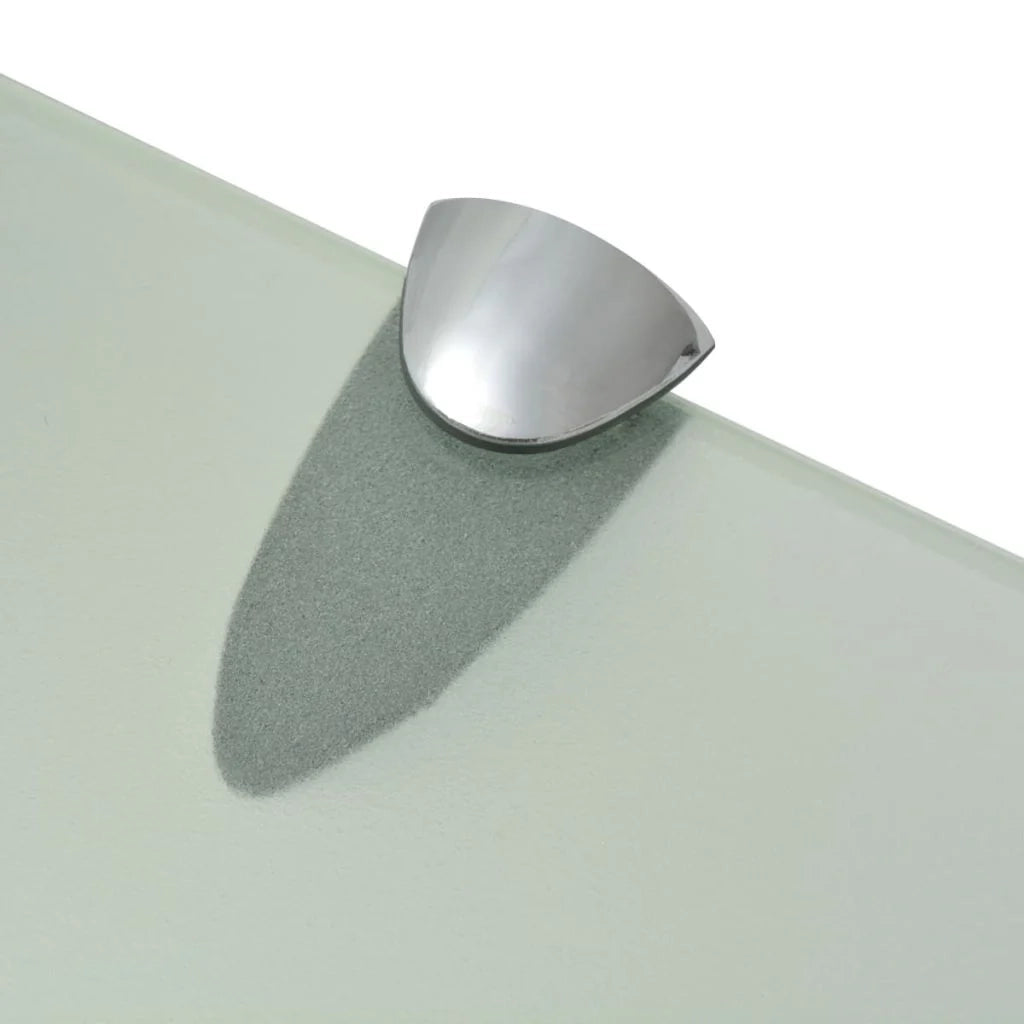 Mensola/mobile/mobiletto in vetro da parete 90x20 cm vetro 8 mm 2702165/2