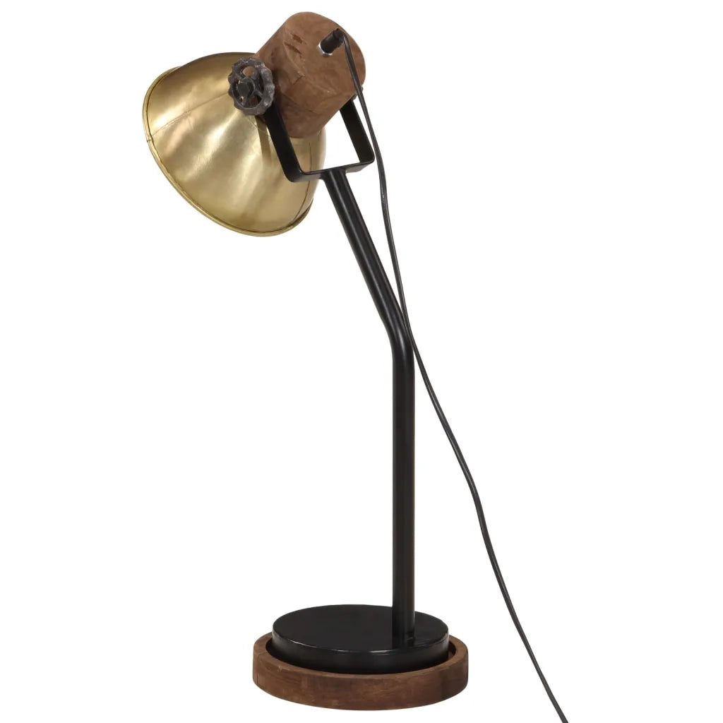 Lampada a Scrivania 25 W Ottone Anticato 18x18x60 cm E27 CFW5940273