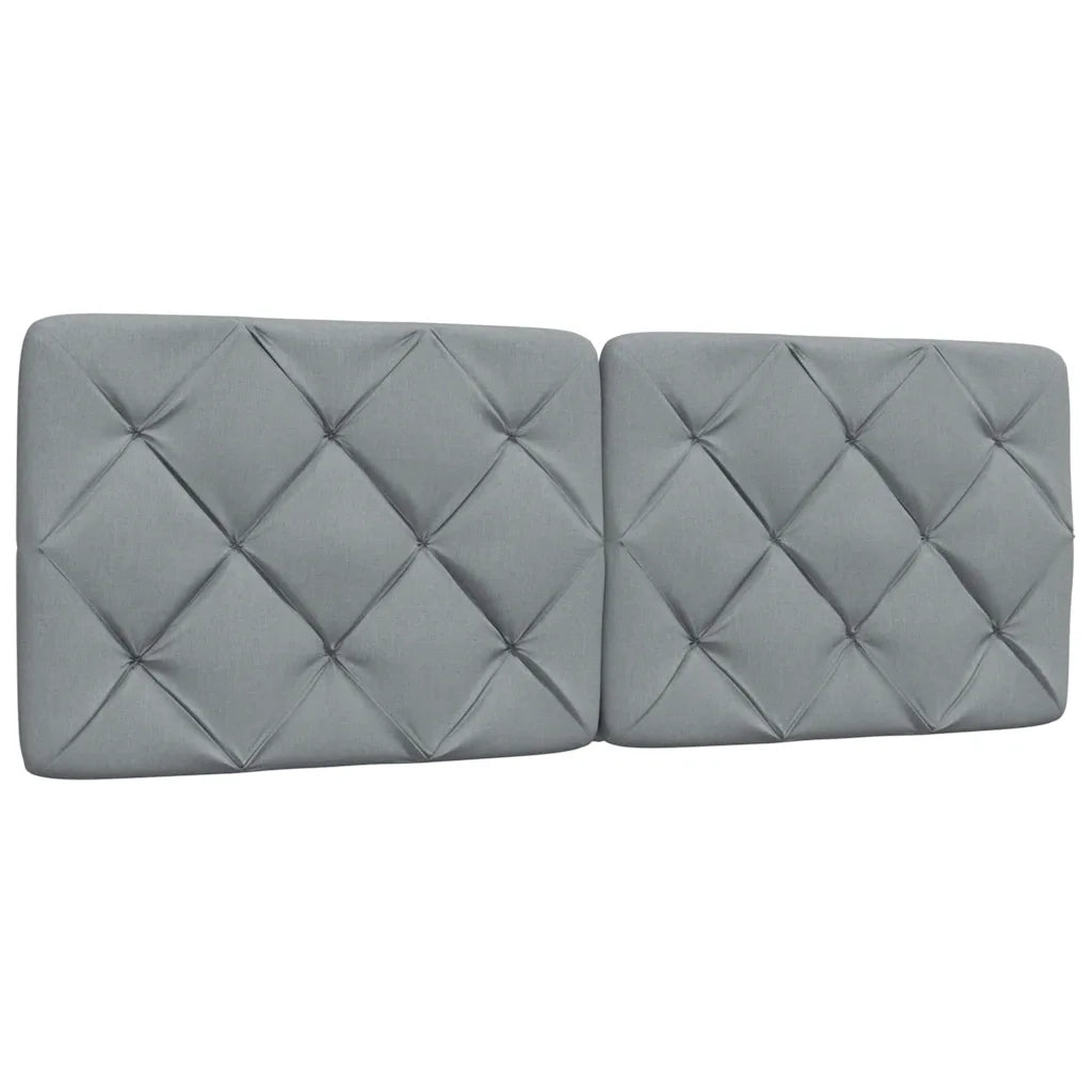 Giroletto con LED senza Materasso-Struttura Letto Grigio Chiaro 140x190 cm