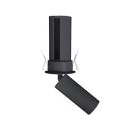 Faretto incasso tubo tondo nero LED 6W 3000K Maxlight
