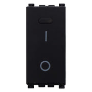Interruttore 16A Bipolare 0-1 Colore Nero Compatibile Con Vimar Arke
