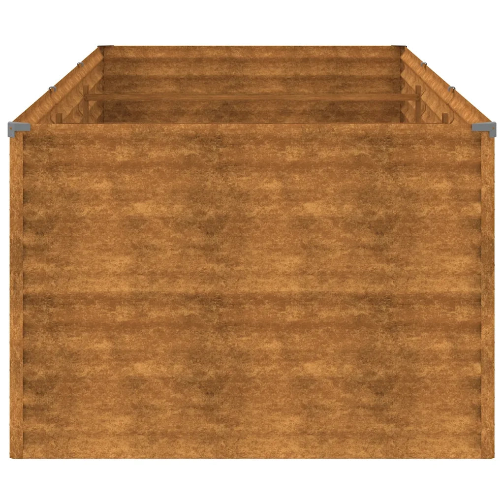 Fioriera Rialzata da Giardino 290x100x69 cm in Acciaio Corten 152004