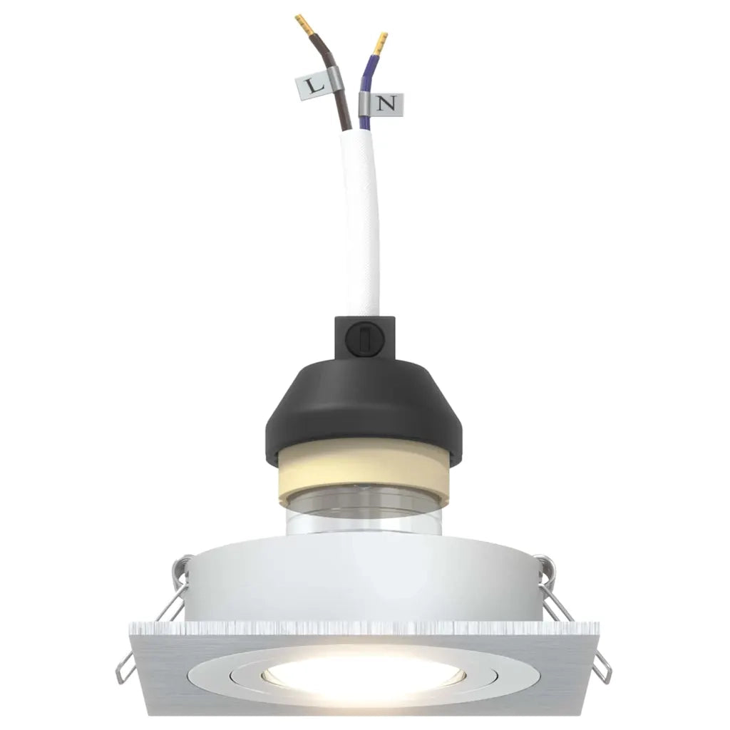 Spotlight 12 pz Argento 9 x 9 x 2 cm Alluminio CFW4172383
