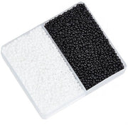 Accessori per gioielli - Rocailles in vetro - 7000 pezzi - Sferici - Supporti mini - Creazione di gioielli - Lavorazione artigianale - Classe A - Rocailles in vetro