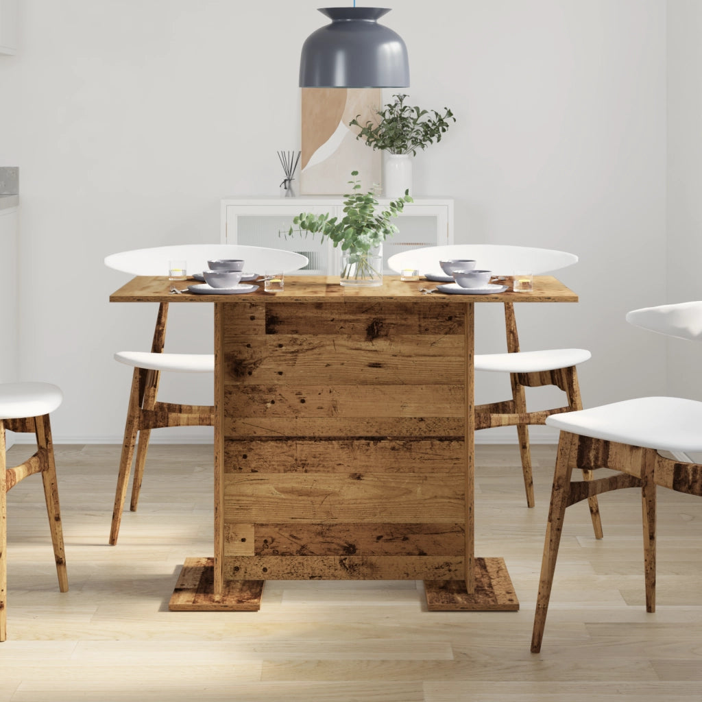 Tavolo da pranzo  in legno antico 110x60x75 cm in legno ingegnerizzato