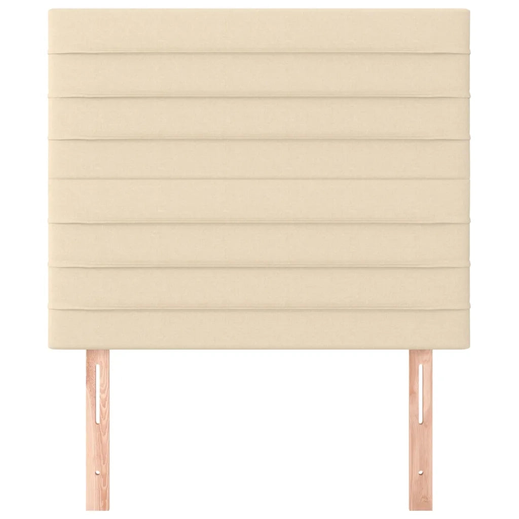 Testiera | Testata Crema 80x5x118/128 cm Tessuto