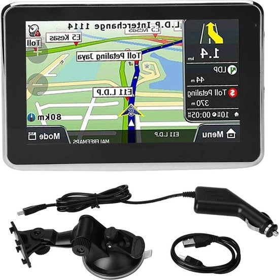Navigatore GPS a schermo da 5 pollici - memoria DDR 256M 8G MP3 FM - mappa Europa 508 - roadtrips - informazioni aggiuntive