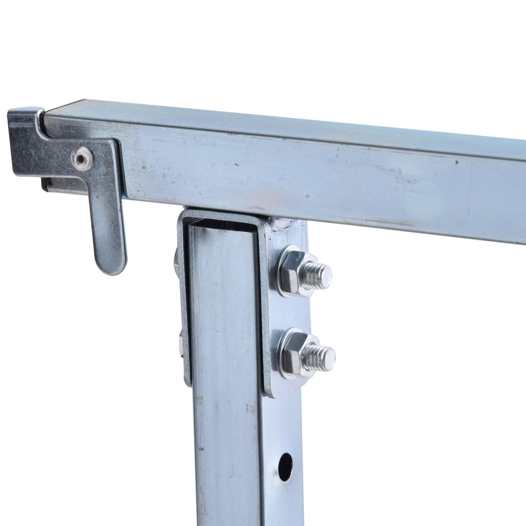 Tavolo da Lavoro Pieghevole ¨C Minimal ¨C Blu, Acciaio, Regolabile 80-130 cm