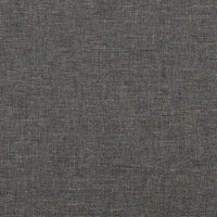 Giroletto senza Materasso Grigio Scuro 200x200 cm Tessuto 346745