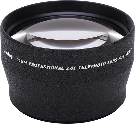 Obiettivo Tele 72 Mm 2x Zoom - Obiettivo Converter in Lega Leggera - Compatibile con Obiettivo Camara 72 Mm - Filtro 82 Mm - Schiacciatura Precisa - Duraturo e Resistente - Obiettivo per Fotocamera 

 Specifiche tecniche: 72 Mm, 2x zoom.