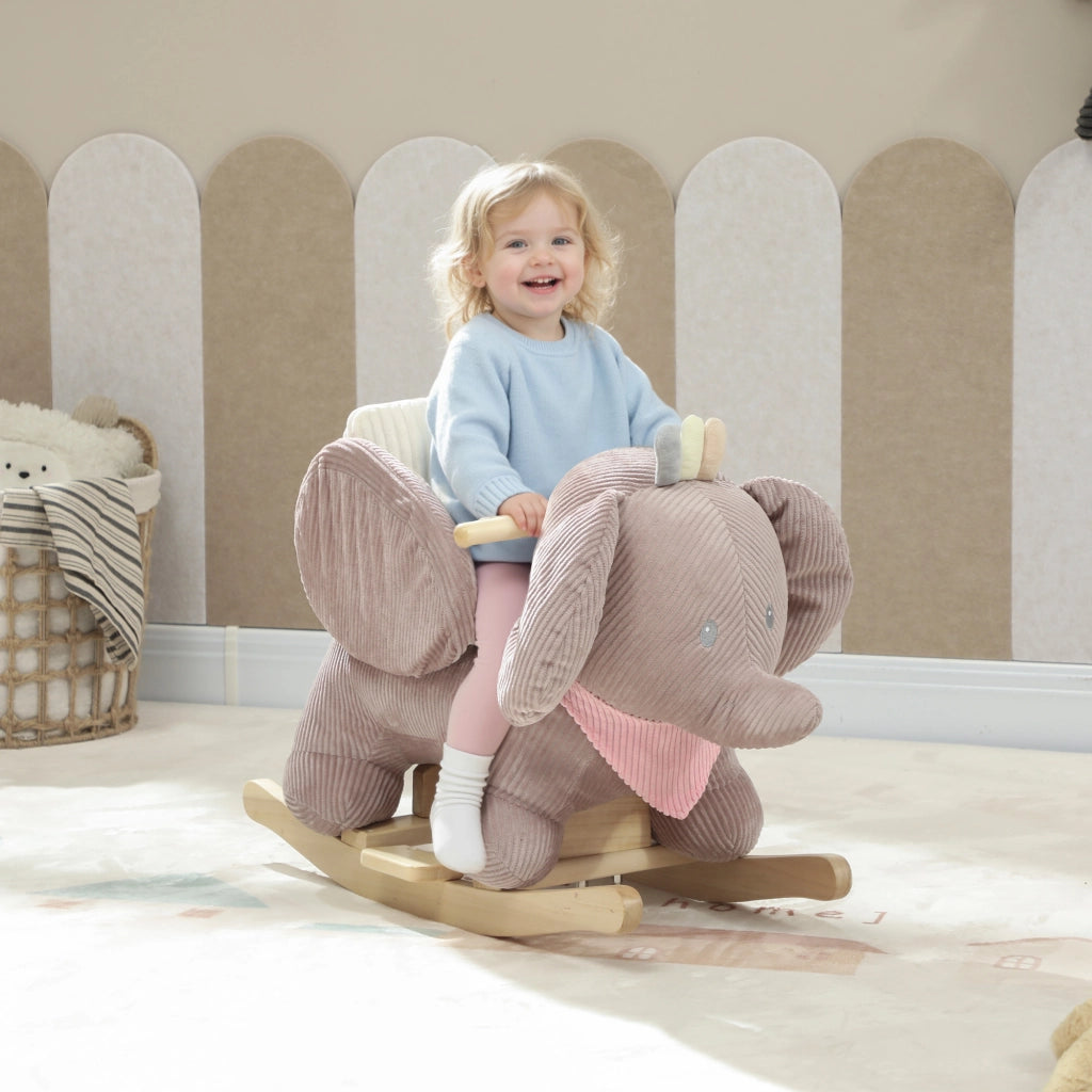 Dondolo per Bambini con Suono ¨C Zephmum ¨C Legno Naturale