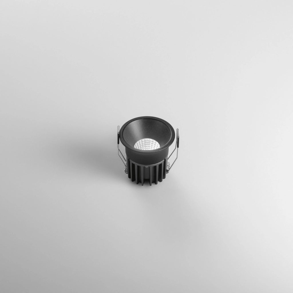 INCASSO QUARK 38DA NERO 8W 1050LM CCT 3000K / 4000K 6,5X5,5CM