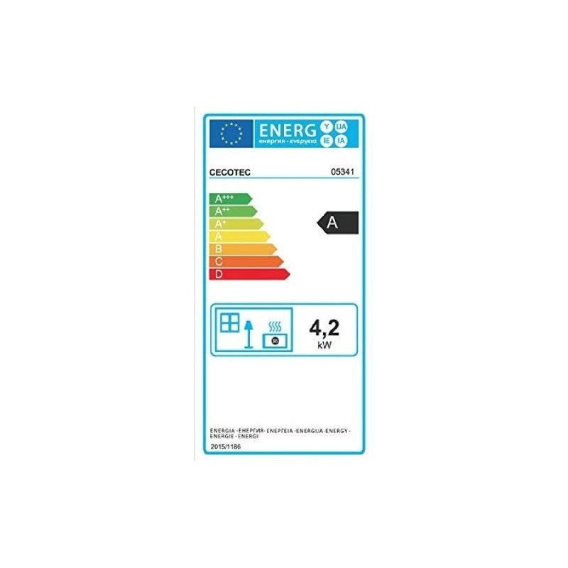 CECOTEC 05341 - Stufa a Gas Pieghevole Ready Warm 4000 Slim Fold
