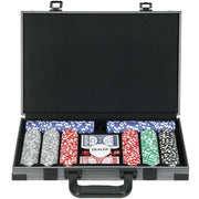 Set da gioco per bambini ¨C zephmum ¨C 400 fiches, carte, tappeto verde, maletta
