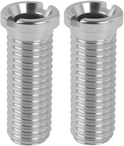 Accessori di riserva per l'acqua di cucina - 2 viti RVS M12 x 35 mm per lavandino - Holle viti RVS - Mandrini con vano centrale - Fodere in acciaio inossidabile