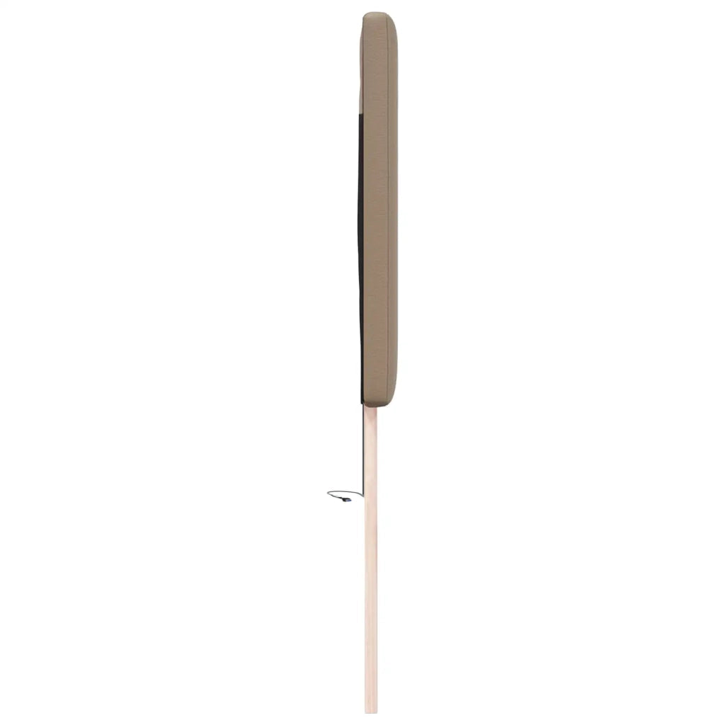 Testiera LED Cappuccino 180 cm Pelle Sintetica 42007312