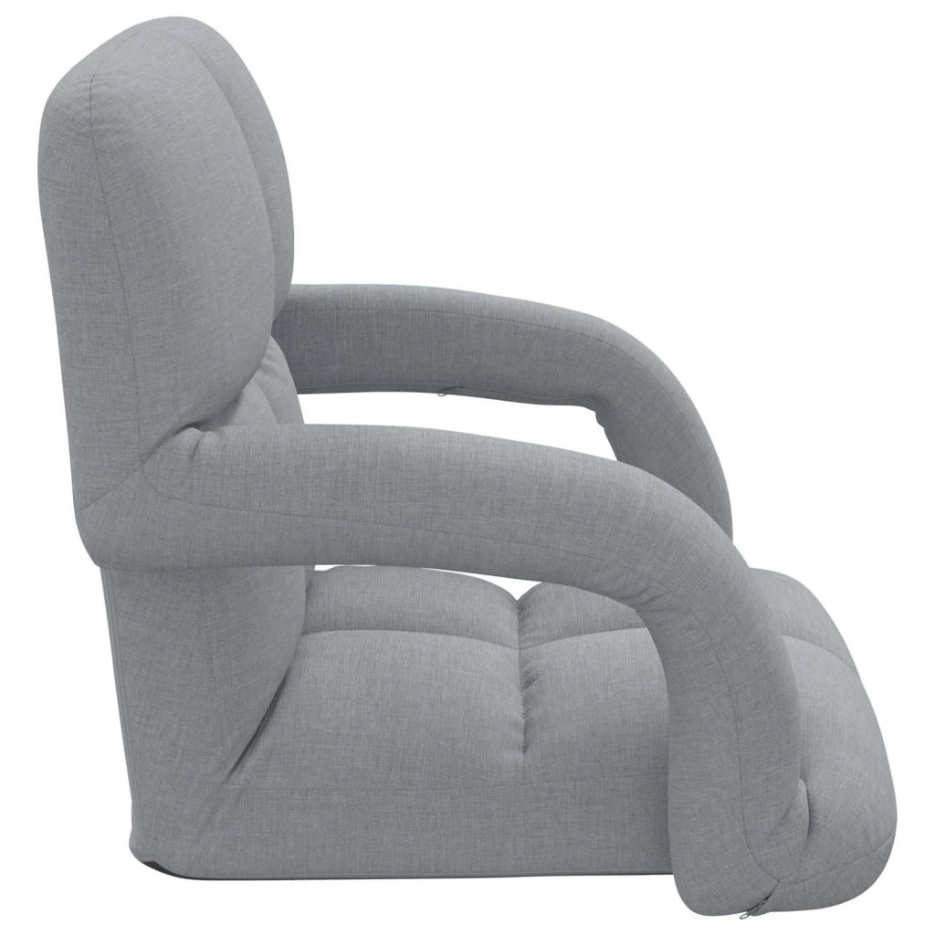 Sedia a pavimento regolabile Grigio Chiaro 58 x 62 x 58 cm 42028125