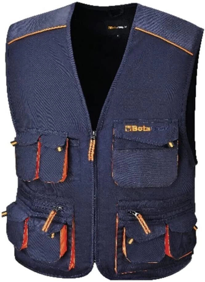 BETA Gilet easy twill 180gr blue tg.xxxxl