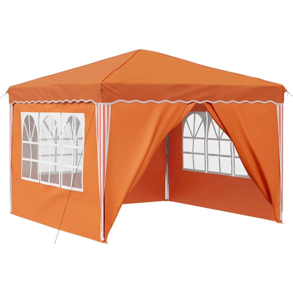 Tenda per feste a pop-up-Gazebo Arancione 288 x 288 x 245 cm 891746