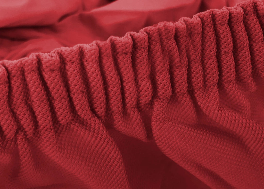 Copriseduta Per Divano Elasticizzato Antimacchia Genius In Tinta Unita - Ang Spicchio - Rosso 1016