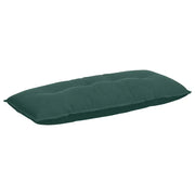 Cuscino per Schiena | Cuscino dorsale Verde Scuro 120 x 50 cm Tessuto in Cords