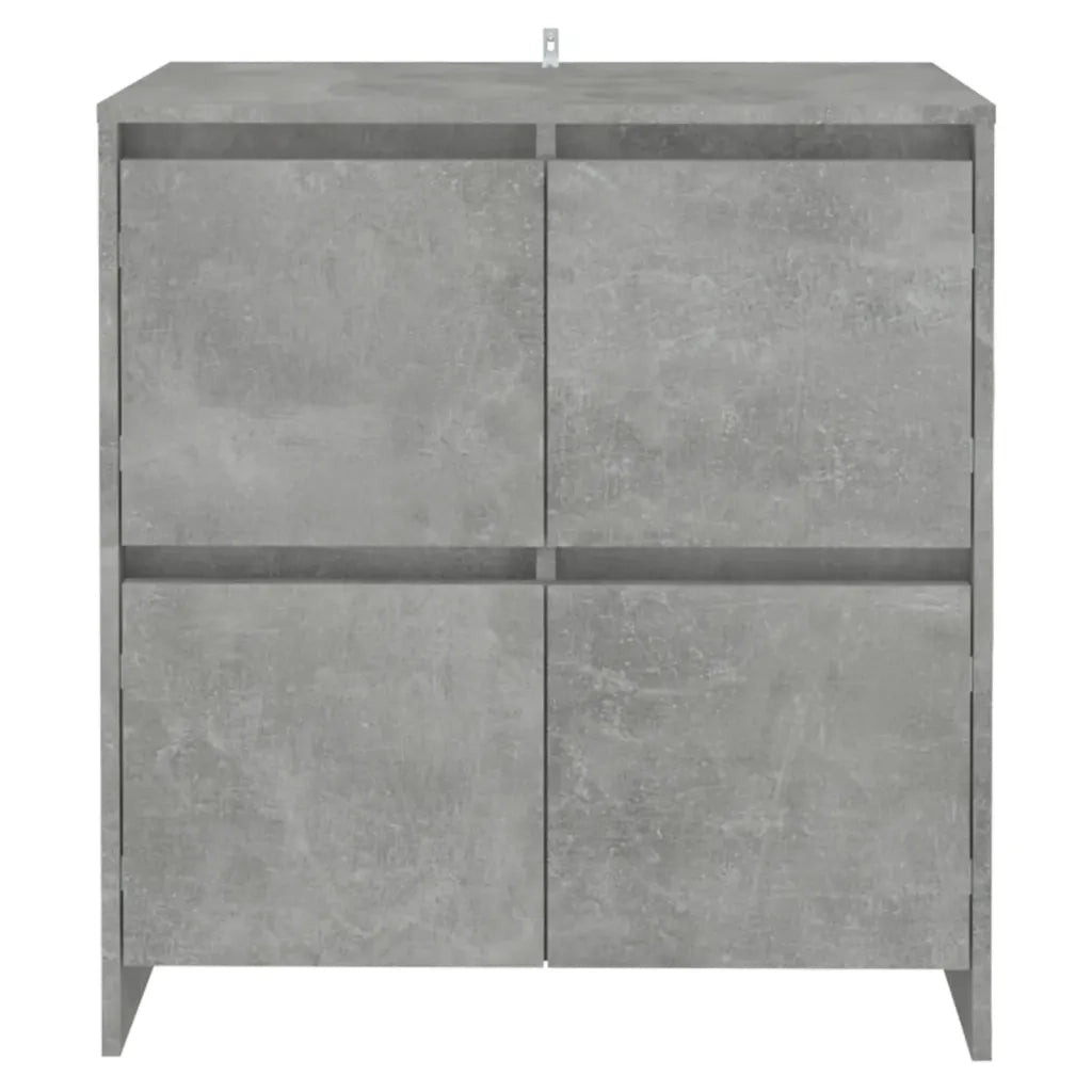 Credenza Grigio Cemento 70x41x75 cm in Truciolato cod mxl 11960