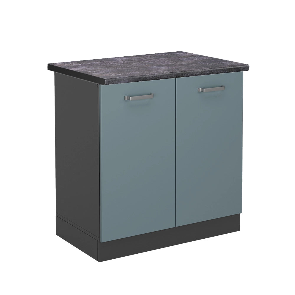Vicco Mobile lavello cucina Grigio-blu 80 cm , PL Antracite