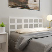 Testiera per Letto-Testata-Testiera Decorativa Bianca 165,5x4x100 cm Legno Massello di Pino 669463