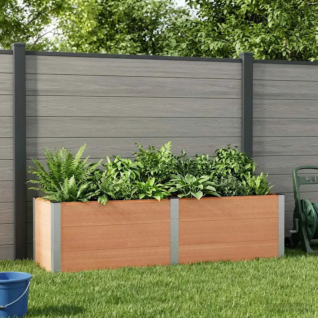 Letto rialzato da giardino Marrone 200 x 50 x 54 cm 42039004
